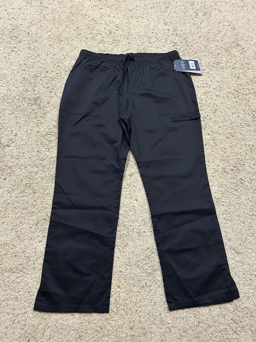 NEW Cherokee Scrub Pants MP M Petite Women’s Modern Classic WW041ABP Black C26